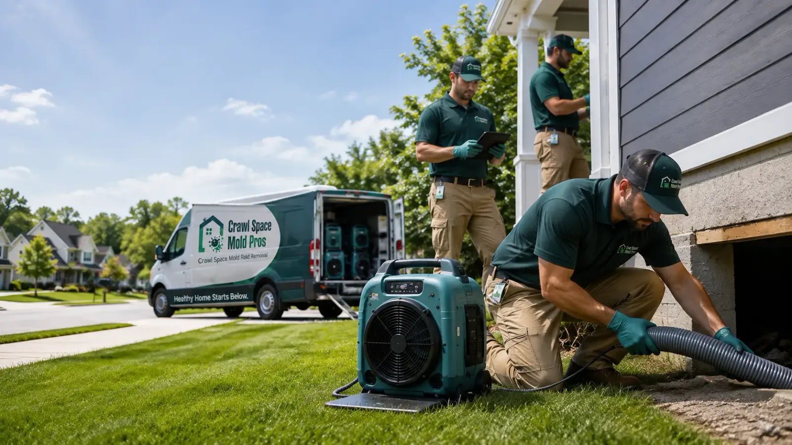 Crawl Space Mold Removal in Melrose, NY